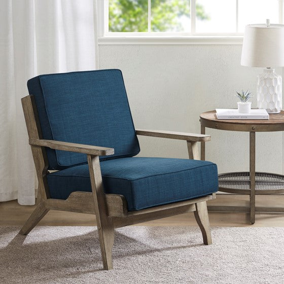 Modern navy accent online chair