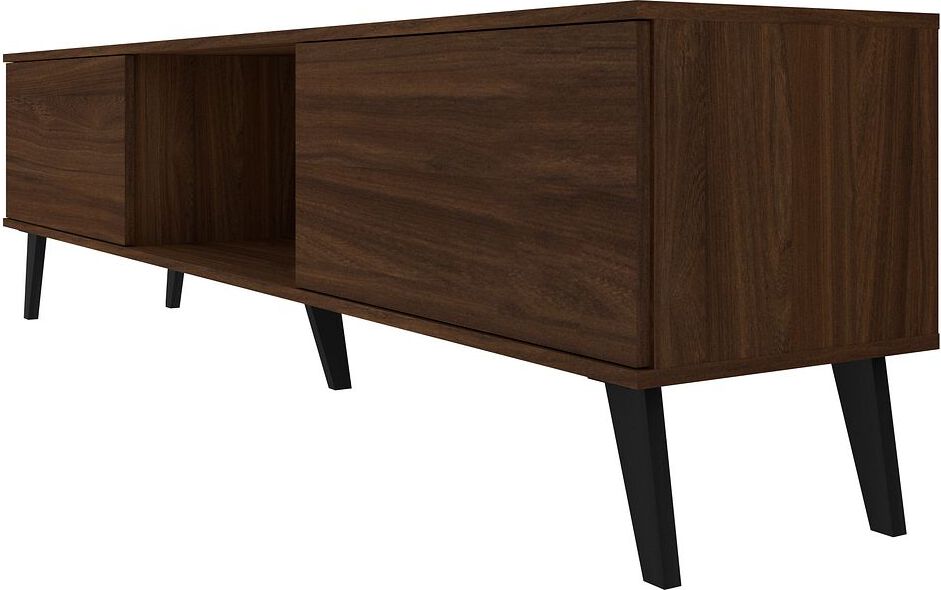 Manhattan Comfort TV & Media Units - Doyers 70.87 Mid-Century Modern TV Stand in Nut Brown