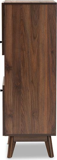 Wholesale Interiors Buffets & Cabinets - Hartman Walnut Brown Finished Wood Storage Cabinet