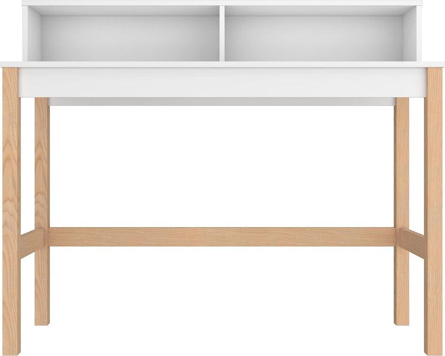 Manhattan Comfort Desks - Bowery Desk in White & Oak